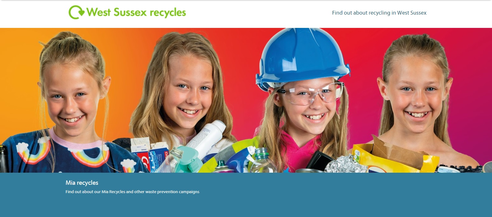 The west sussex recycles home page